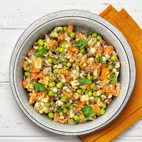 Salade de lentilles de printemps