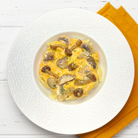 Conchiglie à la courge et champignons