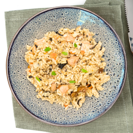 Poulet et son riz aux champignons