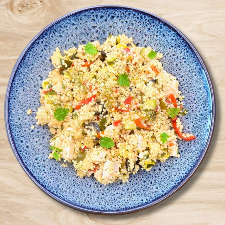 Taboulé de poulet et légumes