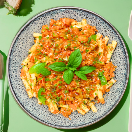 Macaroni à la bolognaise végétarienne