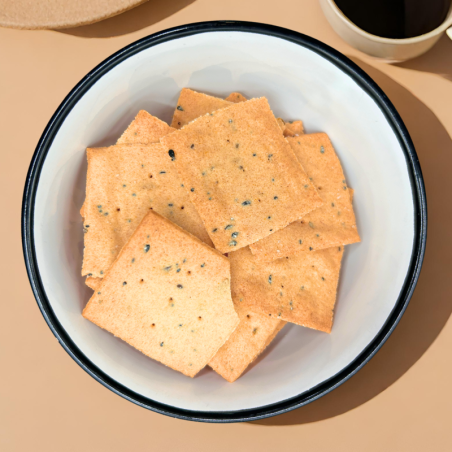 Crackers patate douce & piment jalapeño