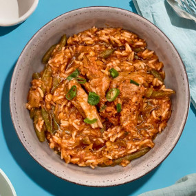 Sauté de dinde façon gumbo cajun