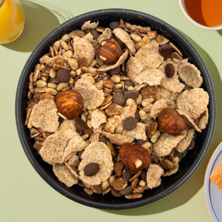 Muesli chocolat et noisettes (riche en protéines)