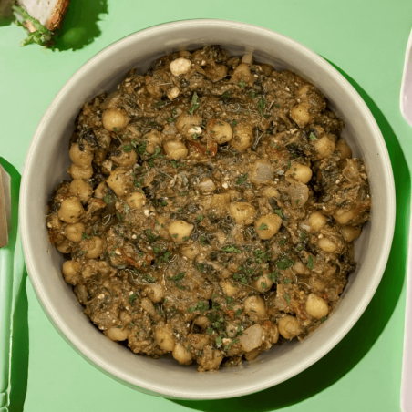 Marmite de pois chiche à la méditeranéene