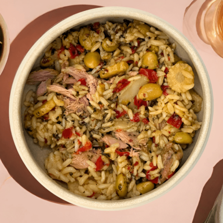 Salade thai, légumes et riz