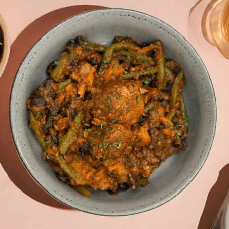 Sauté de porc chipotle et haricots noirs