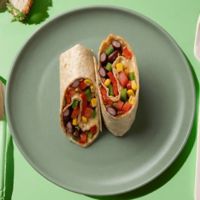 Wrap salsa végétarien