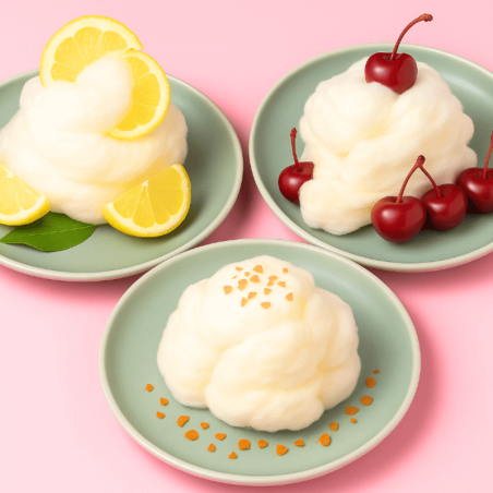 Lot de 10 barbes à papa sans sucre