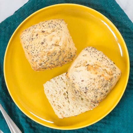 Petits pavés aux céréales et pavot
