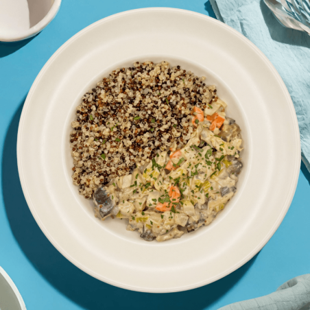 Sauté végétal à la moutarde et champignons