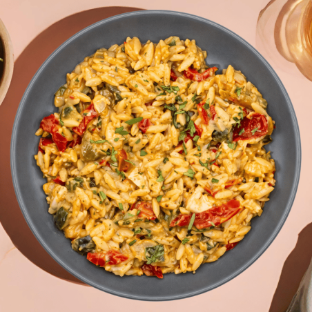 Orzo au poulet cajun