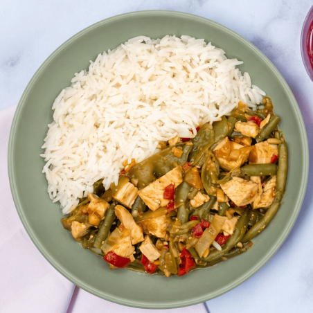 Poulet et légumes sauce soja caramelisée