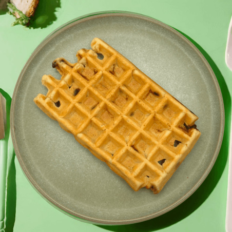 Gaufre protéinée XL à la framboise