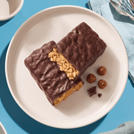Barre protéinée XL au chocolat noir et noisette
