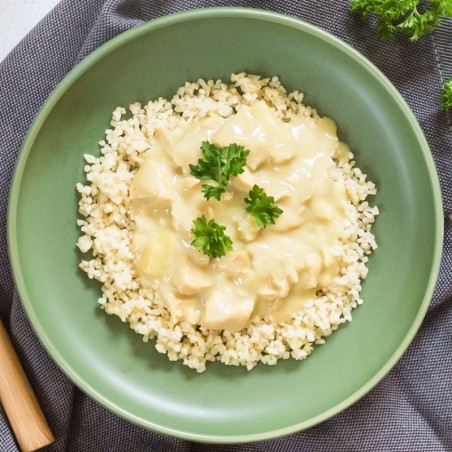 Poulet curry et lait de coco