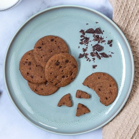 Biscuits cacao pépites de chocolat