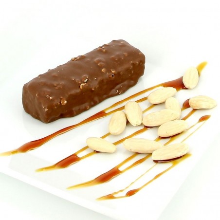 Barre chocolat double caramel