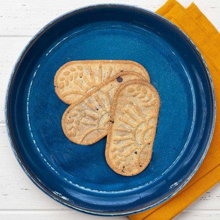 Sachets de 3 biscuits chocolat noisettes