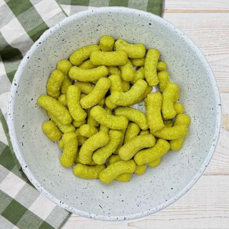 Biscuits apéritifs BIO soufflés aux petits pois et oignons