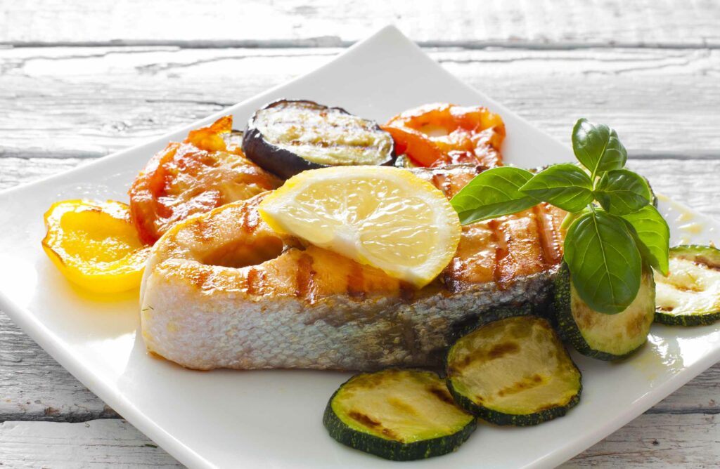 saumon grillé