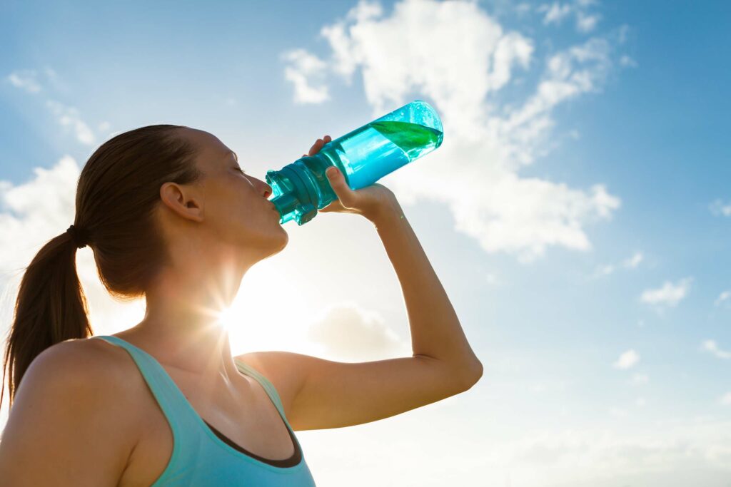 boire de l'eau après le sport