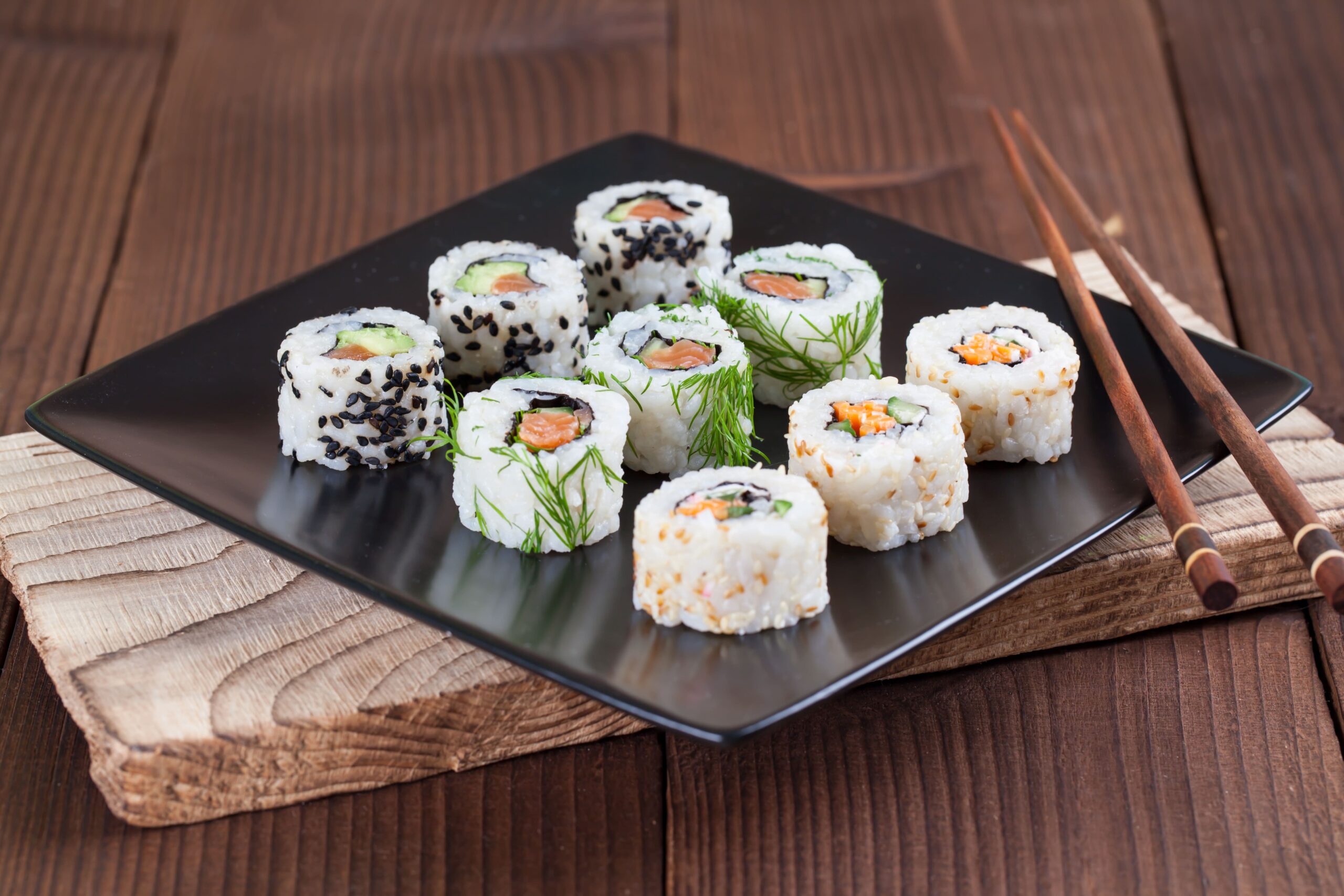 recette légère de makis california roll