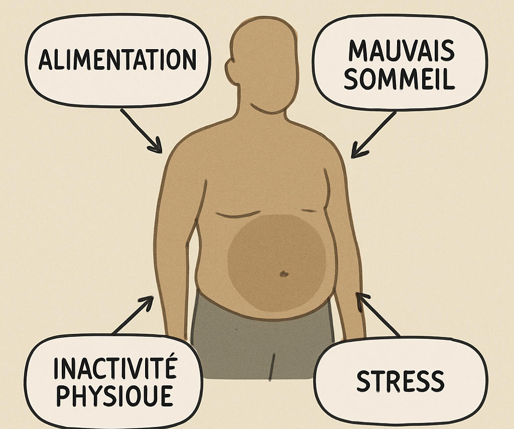Causes de la prise de graisse