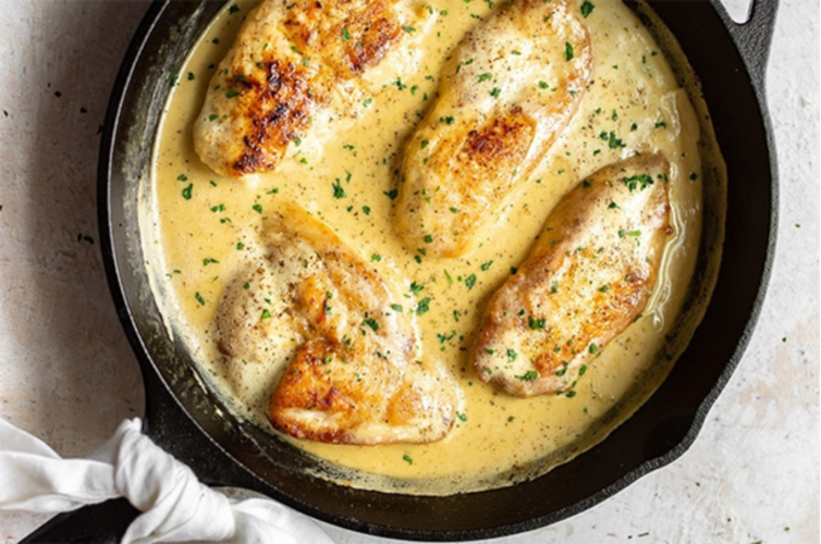Poulet moutarde et pommes de terre