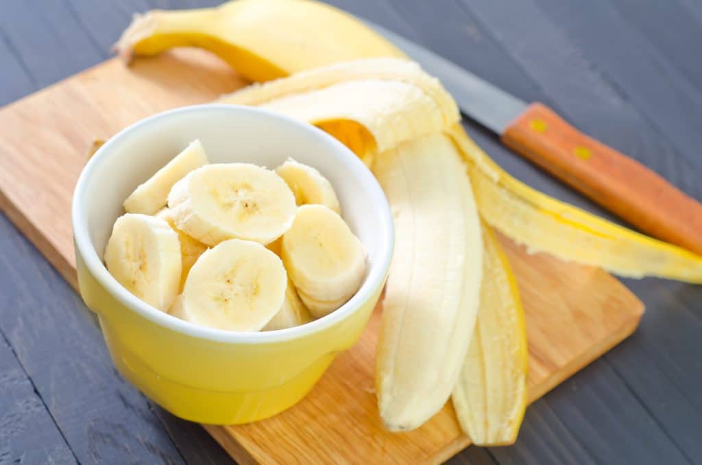 Banane coupée