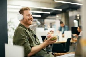 Repas équilibré au travail