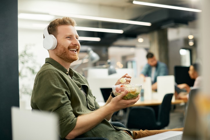 Repas équilibré au travail
