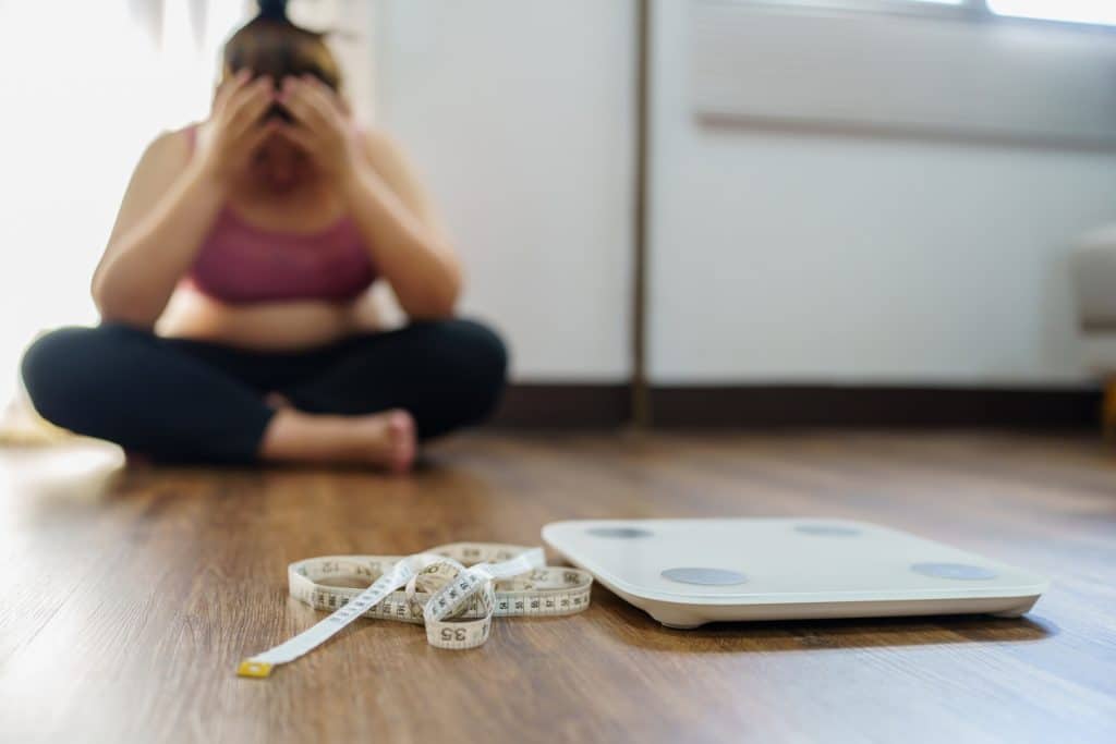 Échec d'un régime par une femme