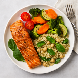 Assiette équilibrée – illustration